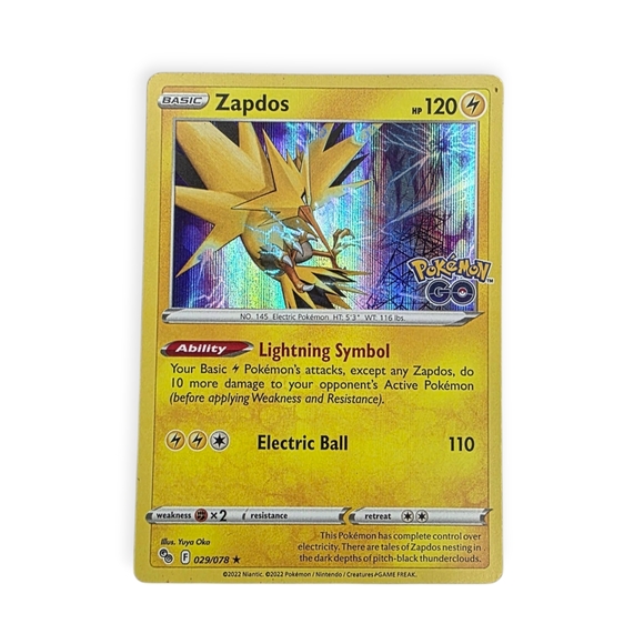 Pokemon Other - 2022 POKEMON GOZAPDOS-HOLO #029